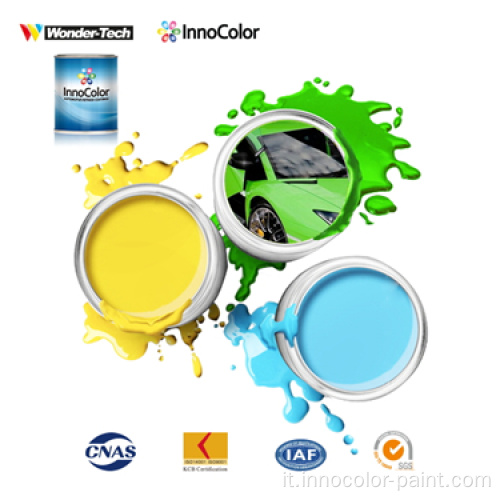 1k Basecoat Color 2K Topcoat Colori solidi vernice per auto